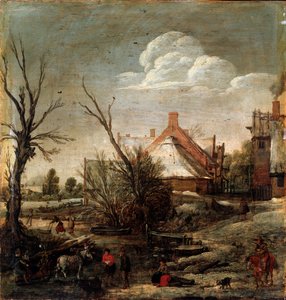 Winter, 17. Jahrhundert von Esaias van de Velde