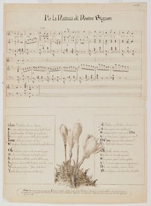 Per la Nativita di Nostro Signore Liederblatt, ca. 1868-1882 von Esther Frances Alexander