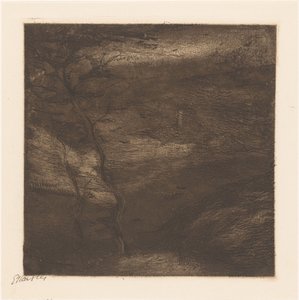 Abend in den Pyrenäen von Etha Fles (signed by artist)