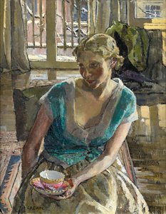 Tee im Winter von Ethel Gabain