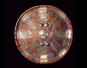 Schild (Leder & Silber) von Ethiopian School