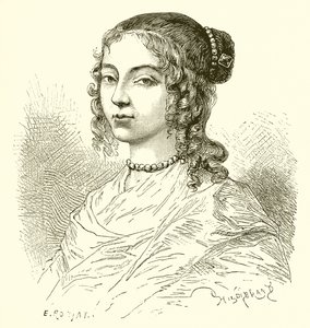 Henrietta von England, Schwester von König Karl II. von Etienne Antoine Eugene Ronjat