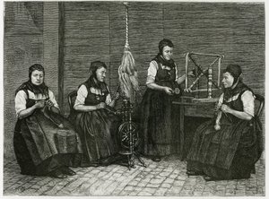 Sondernach-Spinnereien, Beschreibung der verschiedenen Spinnstufen