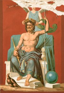 Zeus von der Siegesgöttin gekrönt