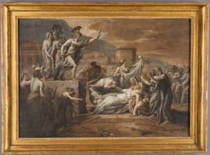 Horatius tötet seine Schwester Camilla nach der Niederlage der Curiatii