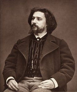 Alphonse Daudet französischer Romanautor, 1849-1897, ca. 1876 von Etienne Carjat