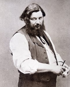 Porträt von Gustave Courbet (1819-1877)