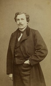 Porträt von Jules Huot de Goncourt, 1830-1870 von Etienne Carjat