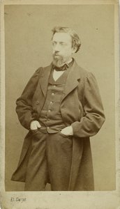 Porträt des Komponisten François-Auguste Gevaert 1828-1908, ca. 1870