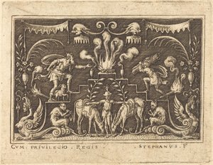 Opferung Abrahams von Etienne Delaune