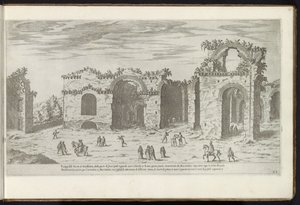 Thermen des Diokletian in Rom von Etienne Duperac