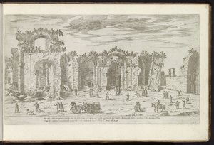 Thermen des Diokletian in Rom von Etienne Duperac