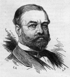 Porträt von Adolphe Cochery, französischer Politiker. Gravur von Bocour in „Le Monde Illustré“ Nr. 1287 vom 26. November von Etienne Gabriel Bocourt
