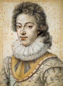 Porträt von Ludwig XIII. im Alter von 21 Jahren (1601 - 1643)