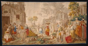 Der Freiluftmarkt, aus Dorffesten