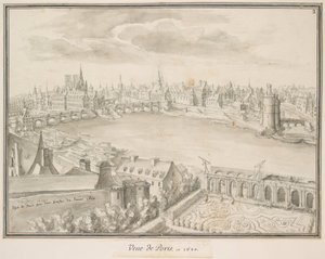 Ansicht von Paris, 1620