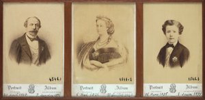 Porträt der kaiserlichen Familie von Etienne & Neurdein Louis Antonin (1846 p. 1915) Neurdein