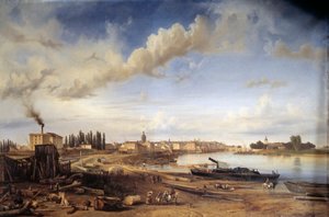 Die Stadt Chalon-sur-Saône von Etienne Raffort