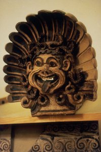 Antefix in Form eines Gorgonenhauptes
