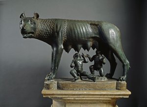 Kapitolinische Wölfin (Bronzeskulptur, 500 v. Chr.)