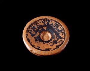 Etruskische Zivilisation: Terrakotta-Schnittfragment, der Göttin Demeter gewidmet, 550-530 v. Chr. - Aus Gravisca, Italien