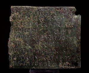 Bronzetafel von Monte Acuto, Formello - 3.-2. Jahrhundert v. Chr. von Etruscan Etruscan