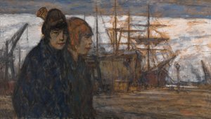 Frauen am Hafen