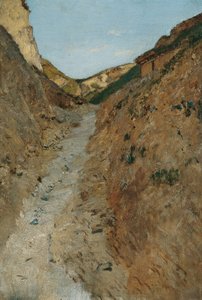 Der Weg im Steinbruch