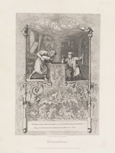 Neureuther (Selbstporträt im Radierstudio) von Eugen Napoleon Neureuther