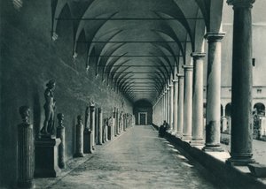 Kreuzgänge im Museum der Diokletiansthermen, Rom, Italien, 1927 von Eugen Poppel