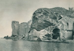 Eingang zu einer Schwefelquelle, Ischia, Italien, 1927