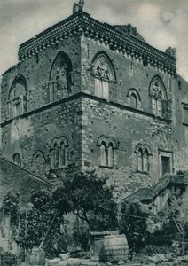 Haus aus der Zeit der islamischen Herrschaft, Taormina, Sizilien, Italien von Eugen Poppel