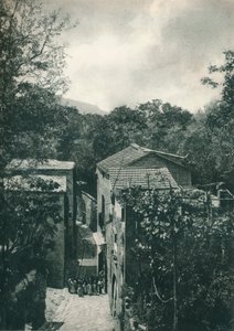Enge Straße, Capri, Italien, 1927