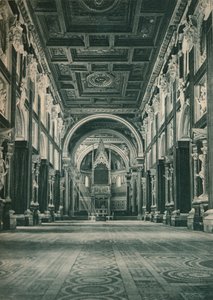 Schiff der Basilika San Giovanni in Laterano, Rom, Italien, 1927 von Eugen Poppel
