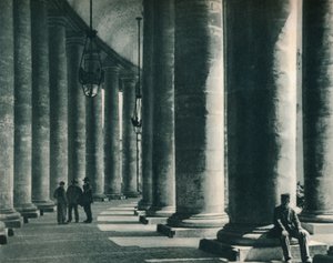 Teil der Kolonnade am Petersplatz, Rom, Italien, 1927