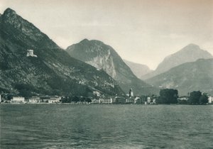 Riva del Garda vom Gardasee, Italien, 1927