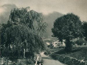 Straße zum Schloss Tirol, Meran, Südtirol, Italien, 1927