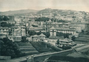 Blick auf Genua, Italien, 1927 von Eugen Poppel
