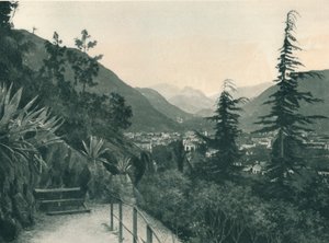 Ansicht der Stadt Bozen, Südtirol, Italien, 1927