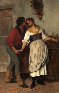 Akzeptiert, 1887 von Eugen von Blaas