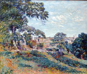 Ansicht von Corzant, Creuse, ca. 1910 von Eugene Alluaud