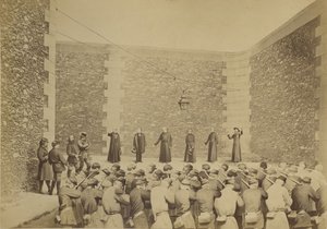Hinrichtung der Geiseln, Gefängnis La Roquette, 24. Mai 1871