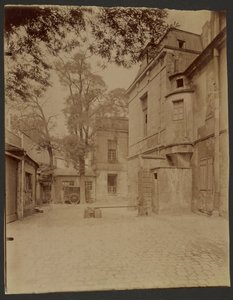 Ehemaliges Karmeliterkloster, Hôtel Lavalière, wird verschwinden, Rue Saint-Jacques von Eugène Atget