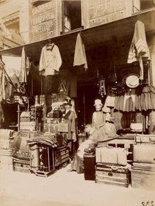 Boutique - rue du Petit Thomas von Eugène Atget