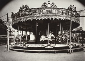 Karussell von Eugène Atget