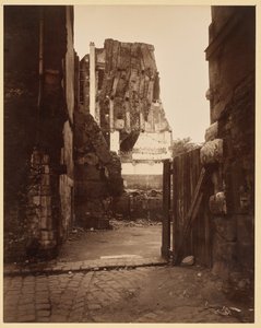 Ecke Rue du Cimetière, Saint-Benoît von Eugène Atget