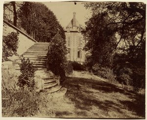 Courbevoie, Altes Schloss genannt die Schöne Gabrielle von Eugène Atget