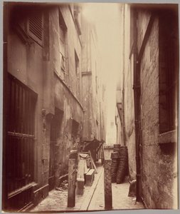 Cul-de-sac du Boeuf, rue Saint-Merri von Eugène Atget