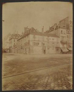 Hôtel Lavieuville, Quai des Célestins von Eugène Atget