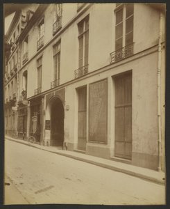 Hôtel de la Guillonière, 28 rue des Bons-Enfants, Richelieu wohnte hier (1°) von Eugène Atget